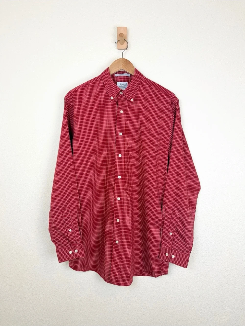 ll bean slightly fitted dress shirts Men's Shirts